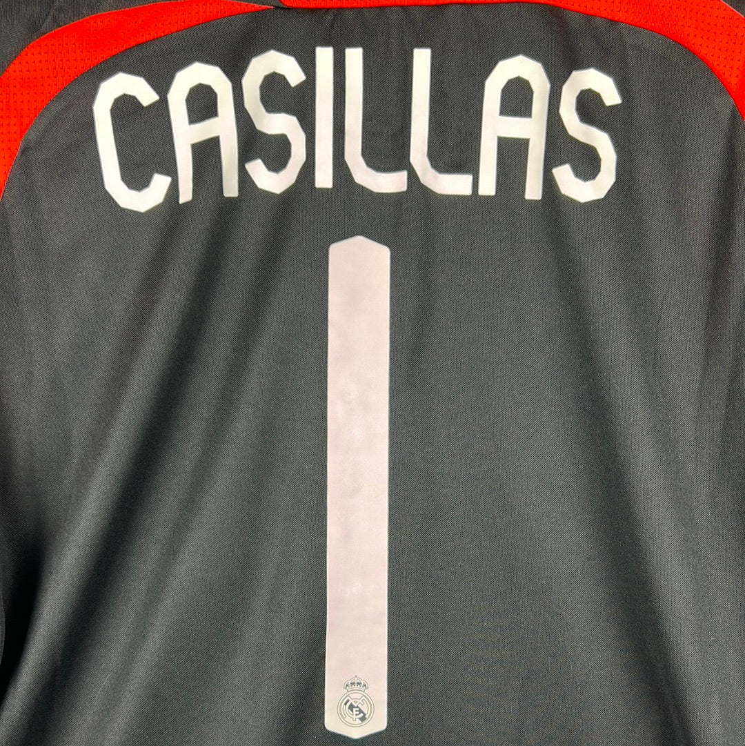 Real Madrid 2007/2008 Player Issue Away Goalkeeper Shirt - Casillas 1