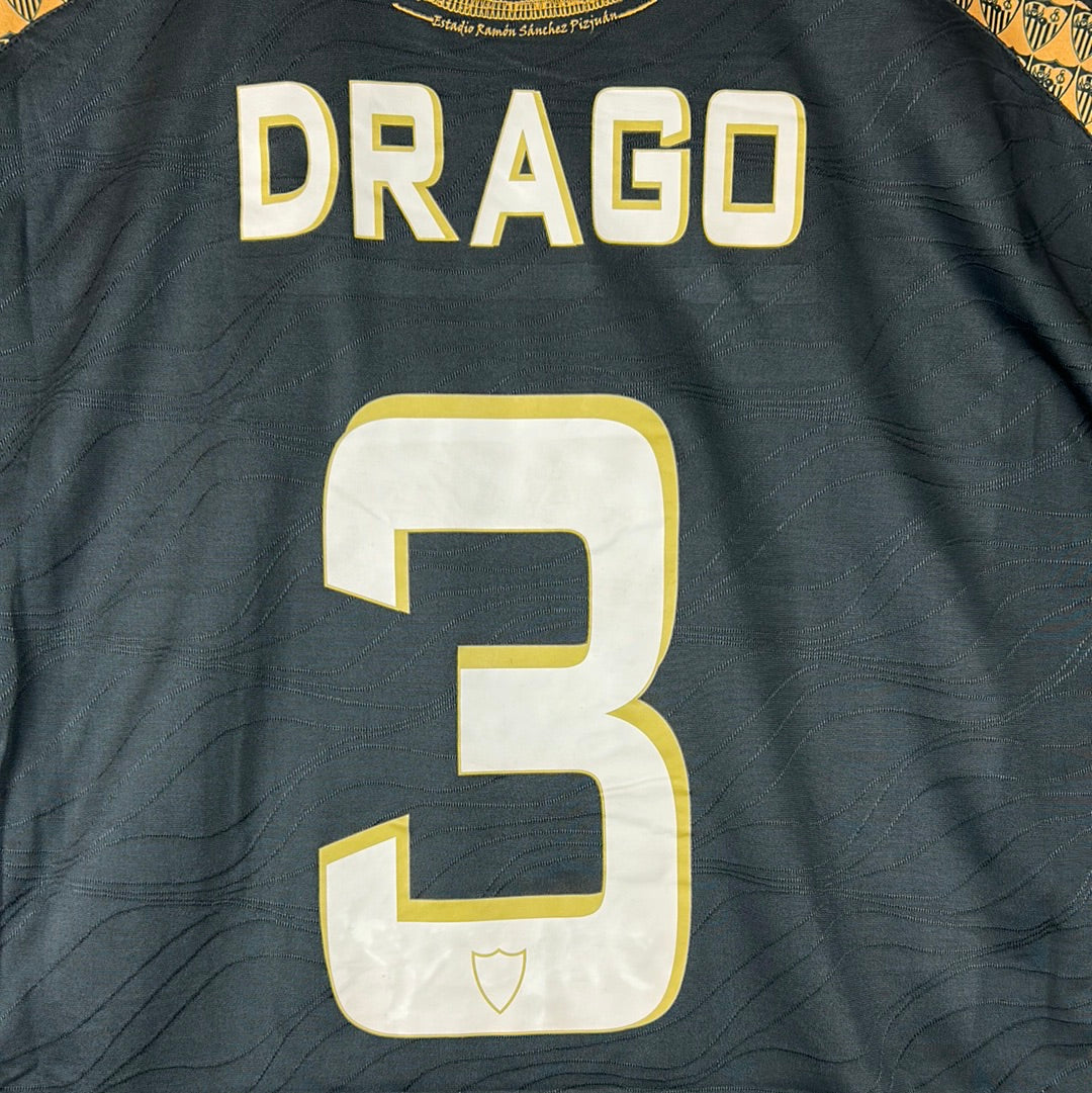 Sevilla 2008/2009 Player Issue Away Shirt - Drago 3