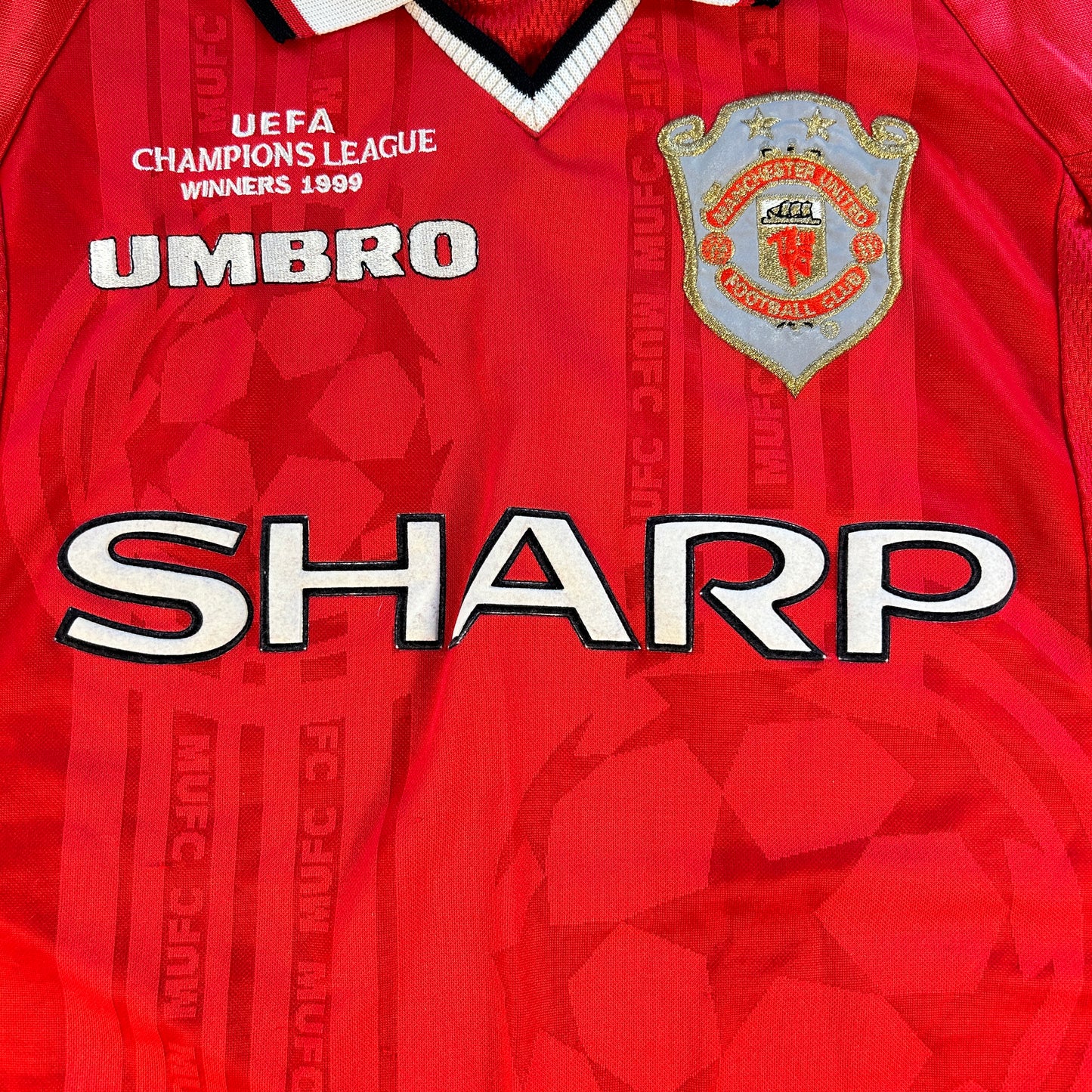 Manchester United 1999 European Home Shirt - 2 Star - Youth - Fantastic Condition