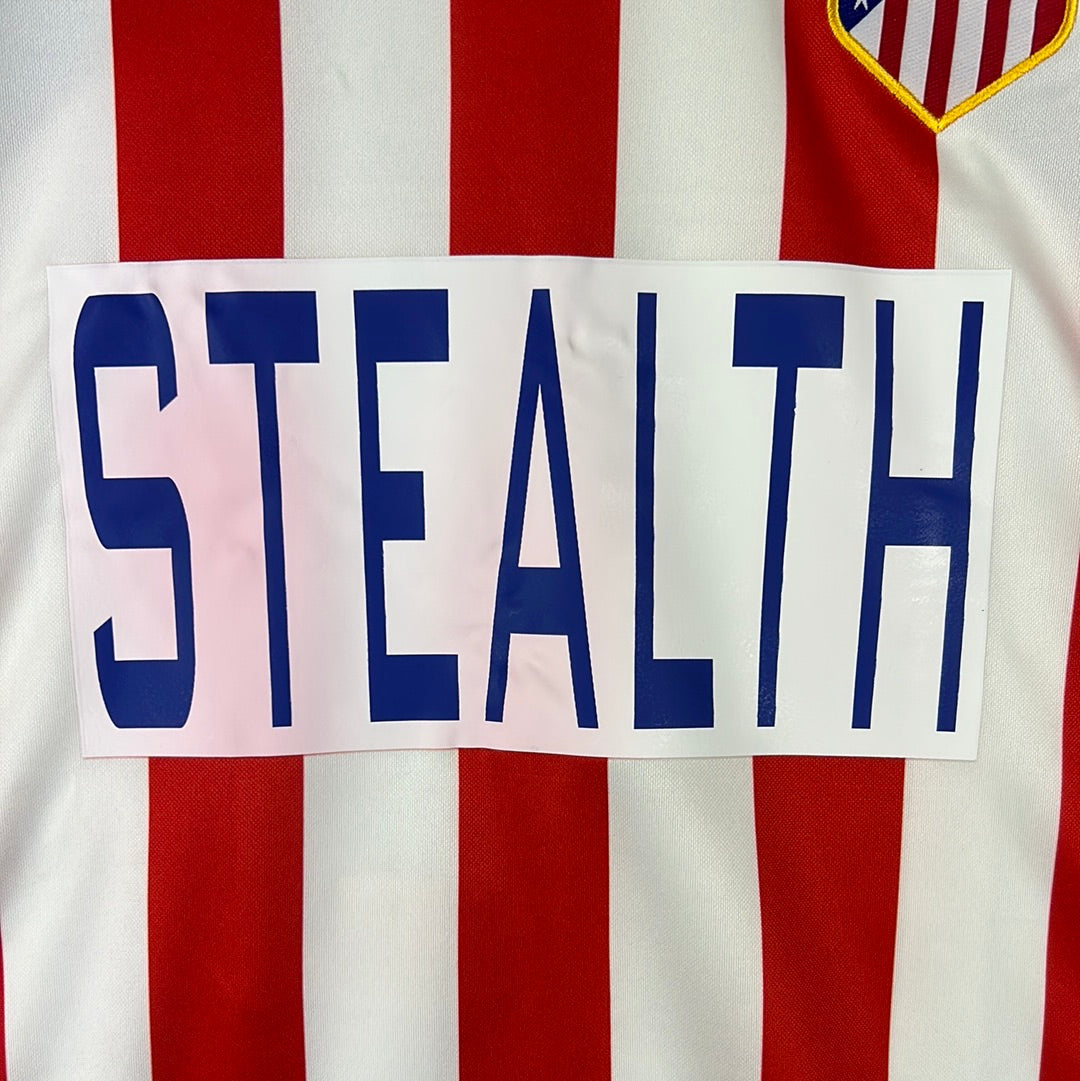 Atletico Madrid 2004/2005 Match Worn Home Shirt - Luccin 23 - Stealth