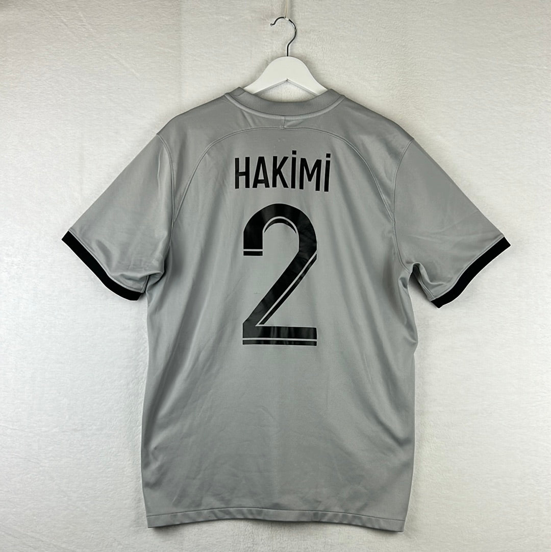 Vintage Paris Saint Germain 2022-2023 Away Shirt - Large - Hakimi 2