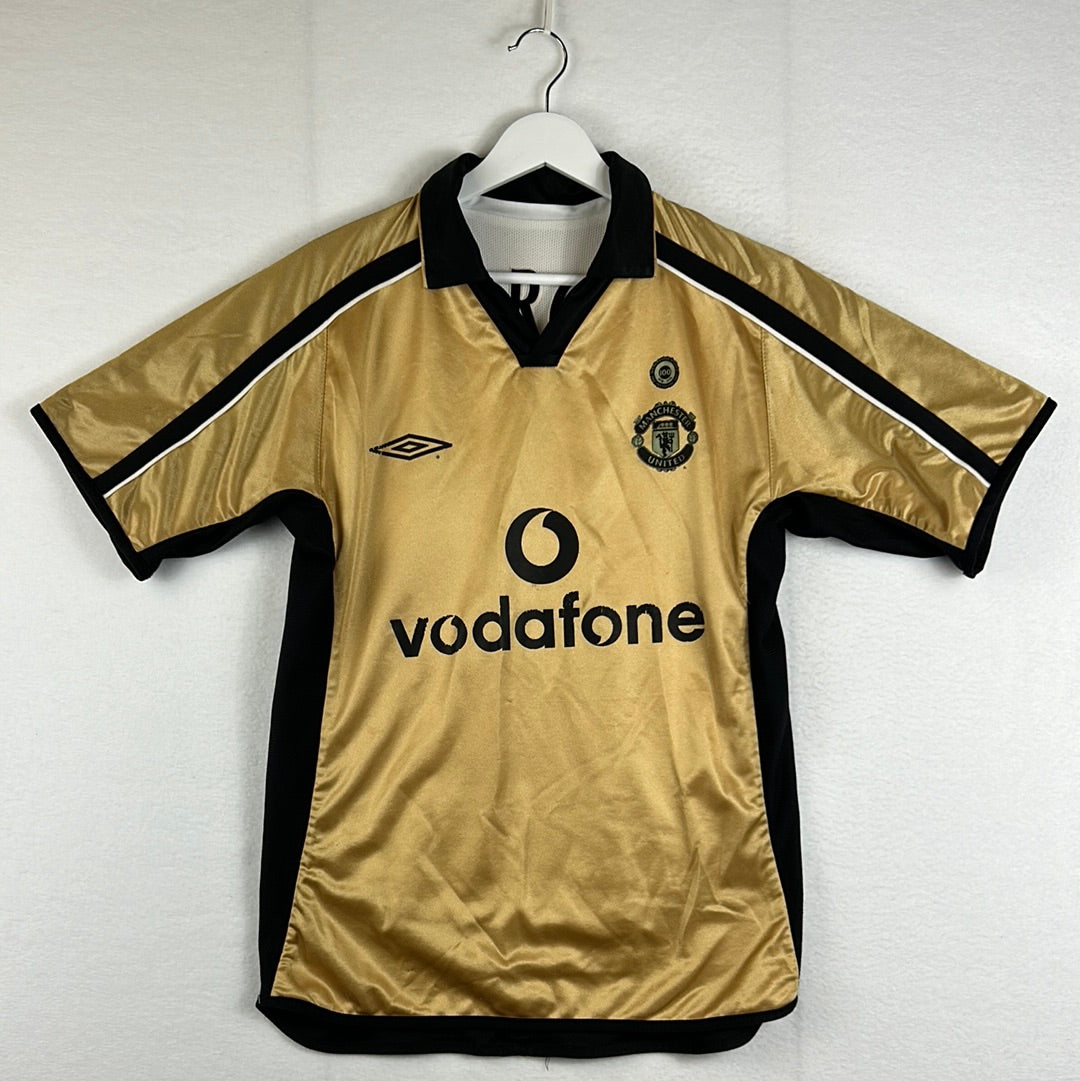 Manchester United 2001/2002 Away/Third Reversible Shirt - Small