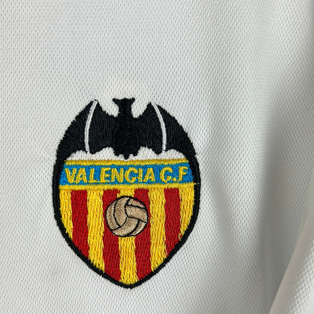 Valencia 1999/2000 Match Worn Shirt - Claudio 7 v Barcelona