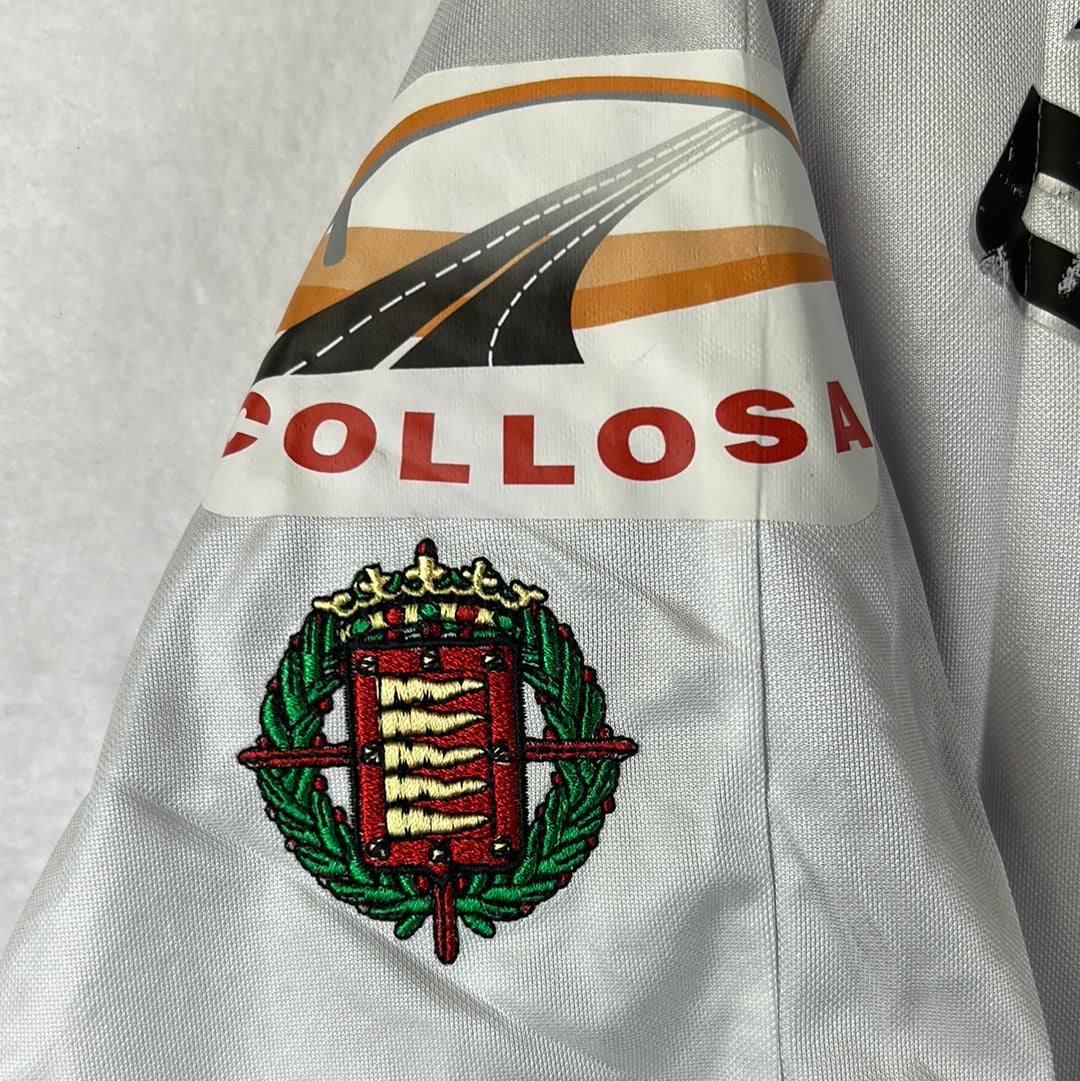 Real Valladolid 2007-2008 Match Worn Home Shirt - Medium - Garcia Calvo