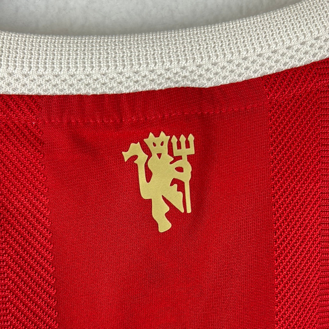 Manchester United 2021/2022 Player Issue Home Shirt - Ronaldo 7 - Long Sleeve