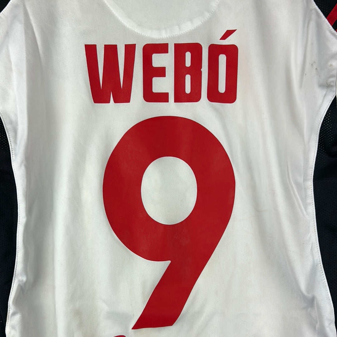 RCD Mallorca 2010-2011 Match Worn Away Shirt - Webo 9