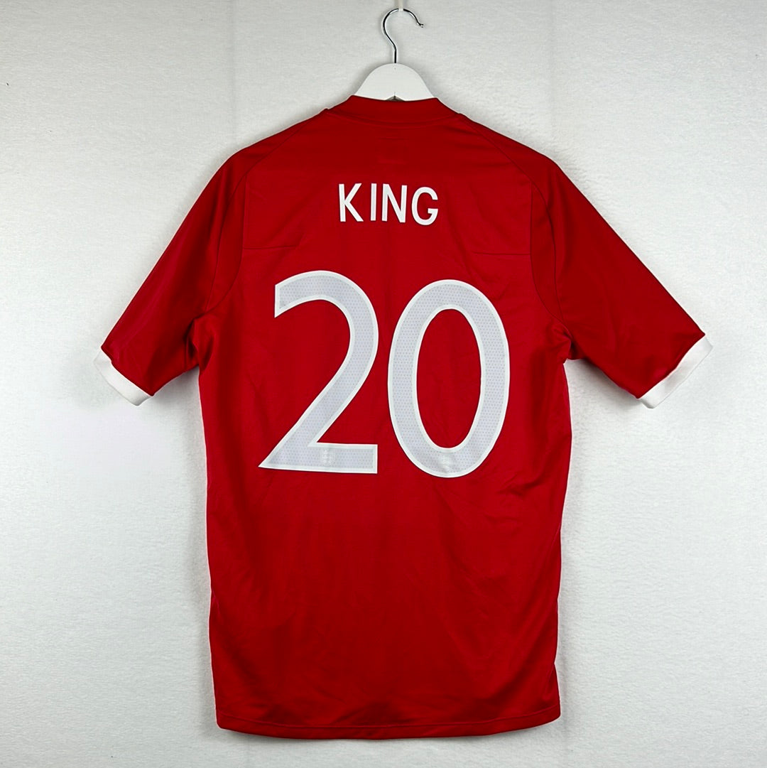 England Match Issued 2010 Away Shirt v Solvenia - Player Shirt