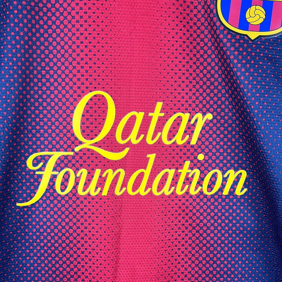 Barcelona 2012/2013 Player Issue Home Shirt - Tello 37