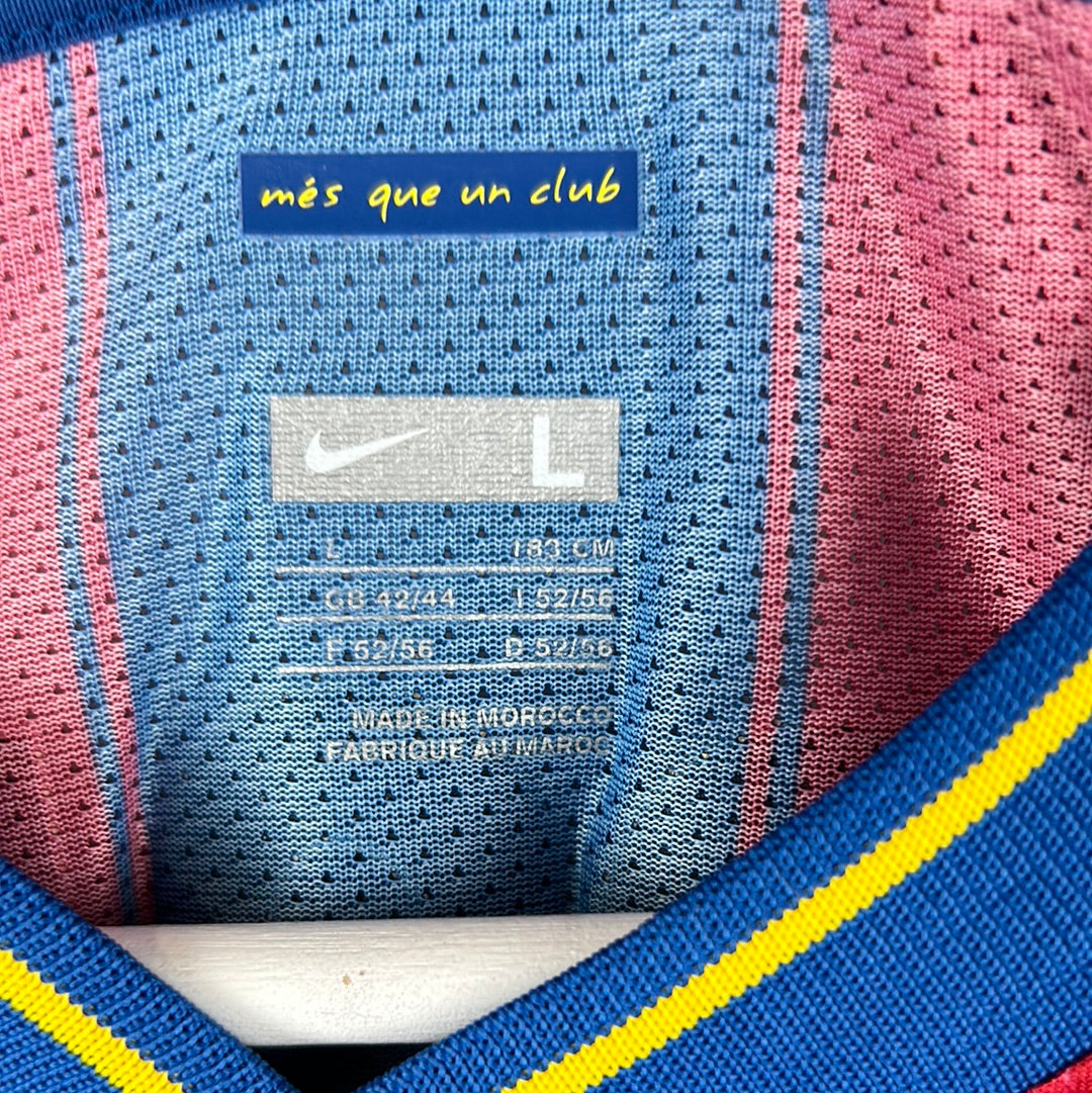 Barcelona 2009/2010 Player Issue Home Shirt - Fifa World Club Cup - Marquez 4