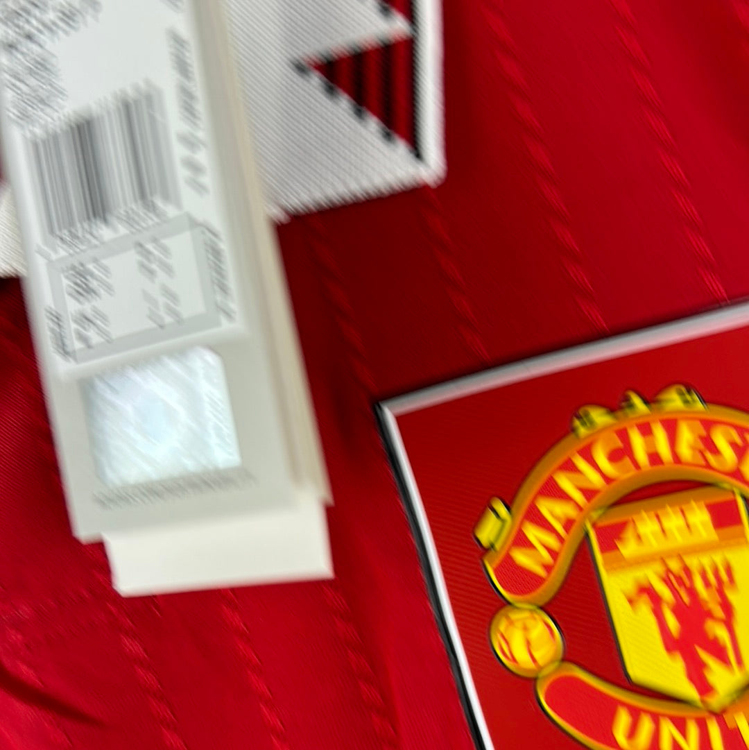 Manchester United 2022/2023 Player Issue Home Shirt - Size 8 - XL
