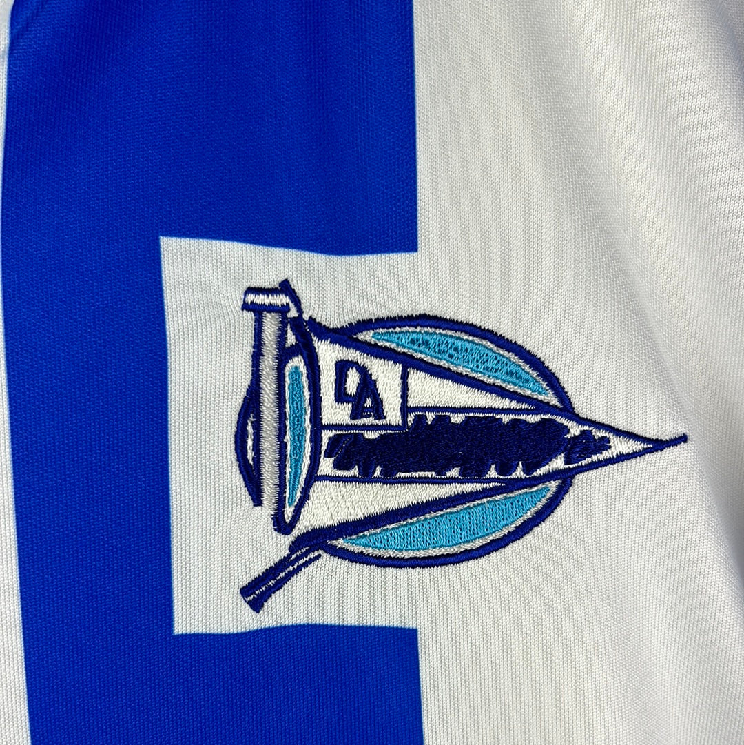 Alaves 2005-2006 Match Worn Home Shirt - XL - Nene 23
