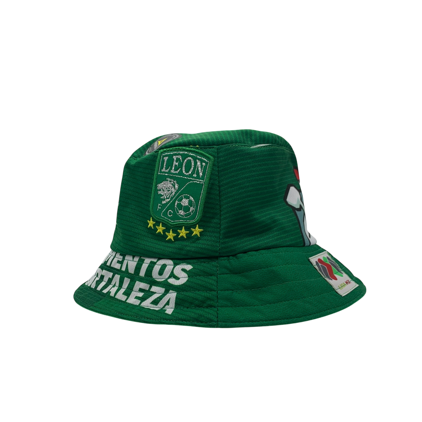 Leon FC Upcycled Home Football Shirt Bucket Hat