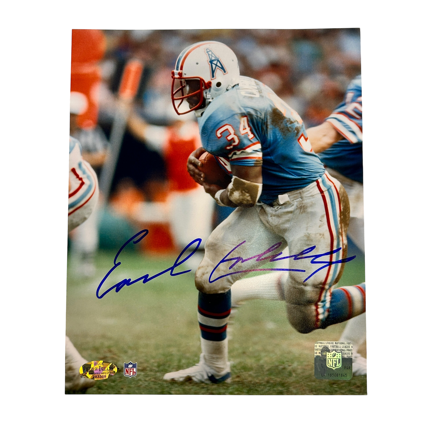 Earl Campbell Signed Photo