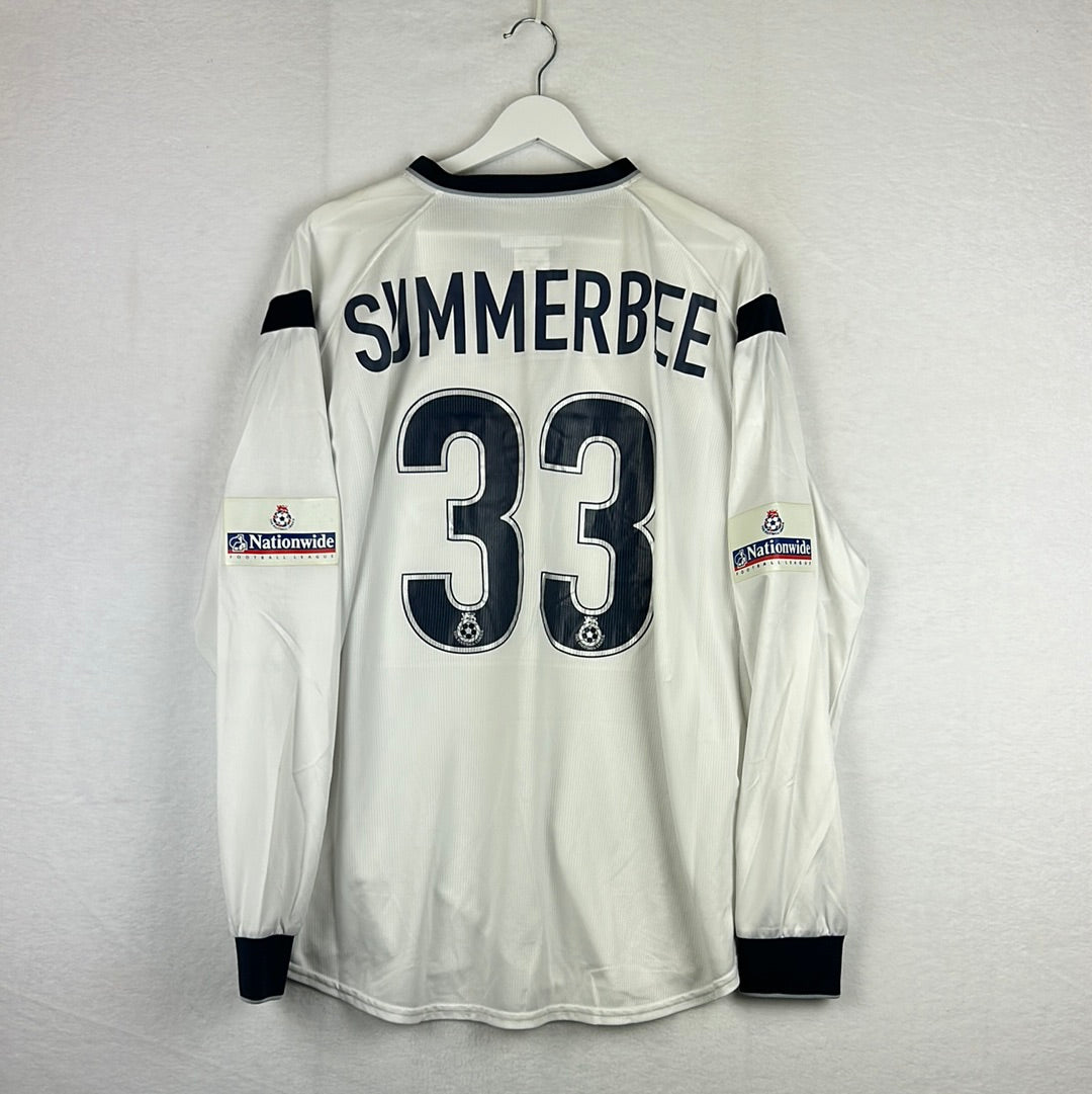 Bolton Wanderers 2000/2001 Player Issue Home Shirt - Summerbee 33