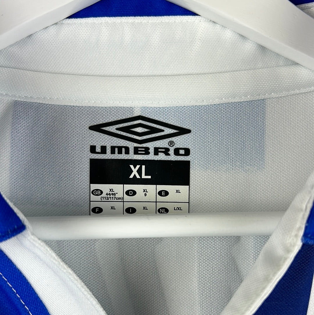 Espanyol 2005/2006 Player Issue Shirt - Copa Del Rai Final