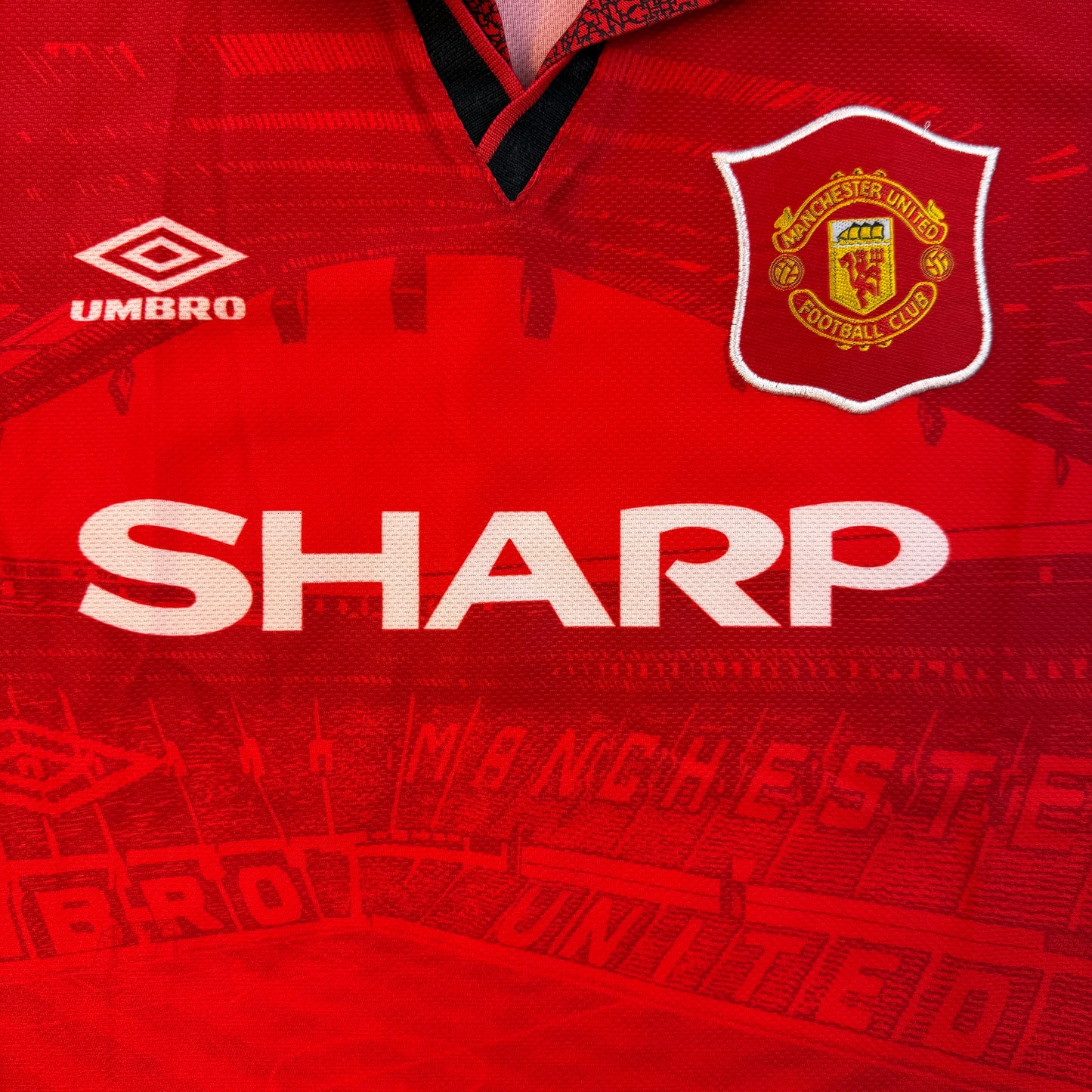 Manchester United 1994-1995-1996 Home Shirt - Medium