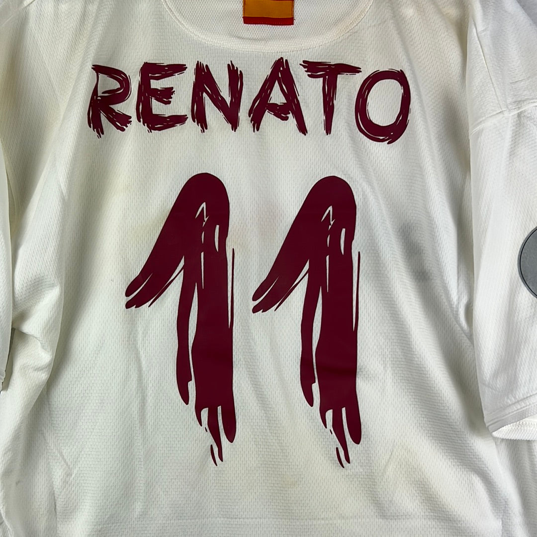 Sevilla 2006/2007 Match Worn Home Shirt - Uefa Super Cup Final - Renato 11