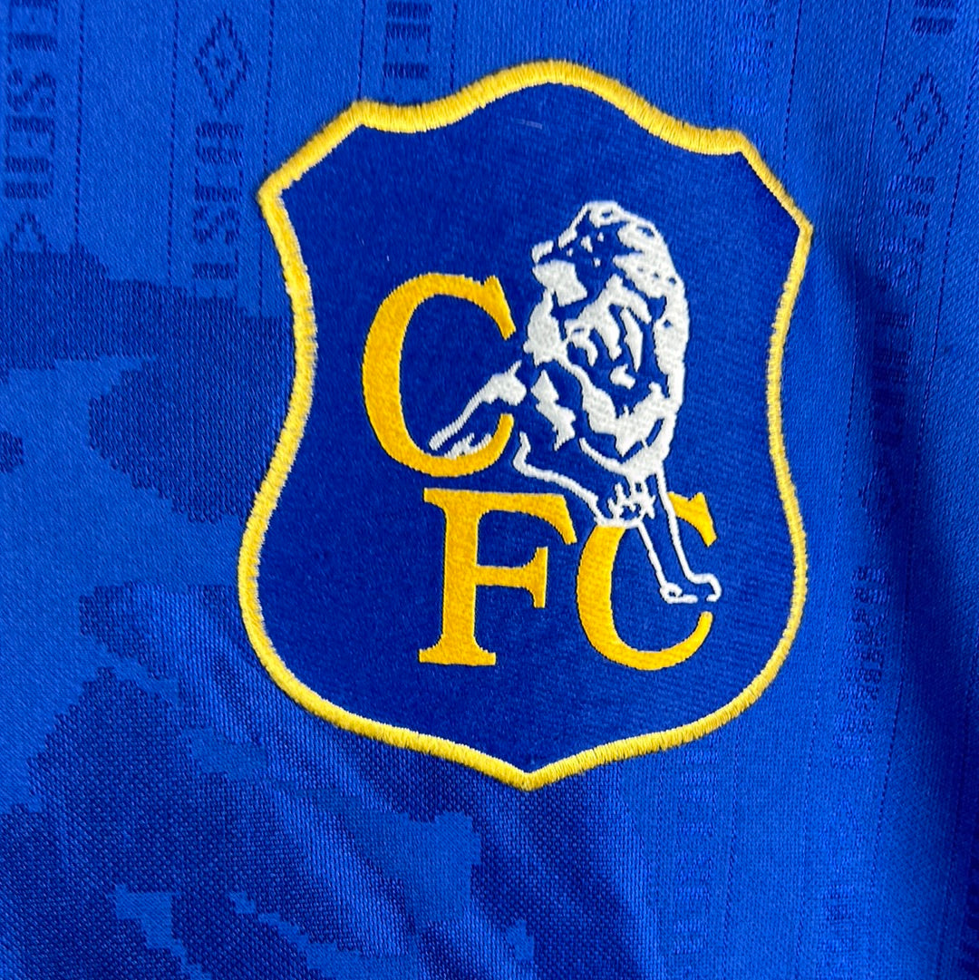 Chelsea 1995/1996 Home Shirt - XL - Vintage Chelsea