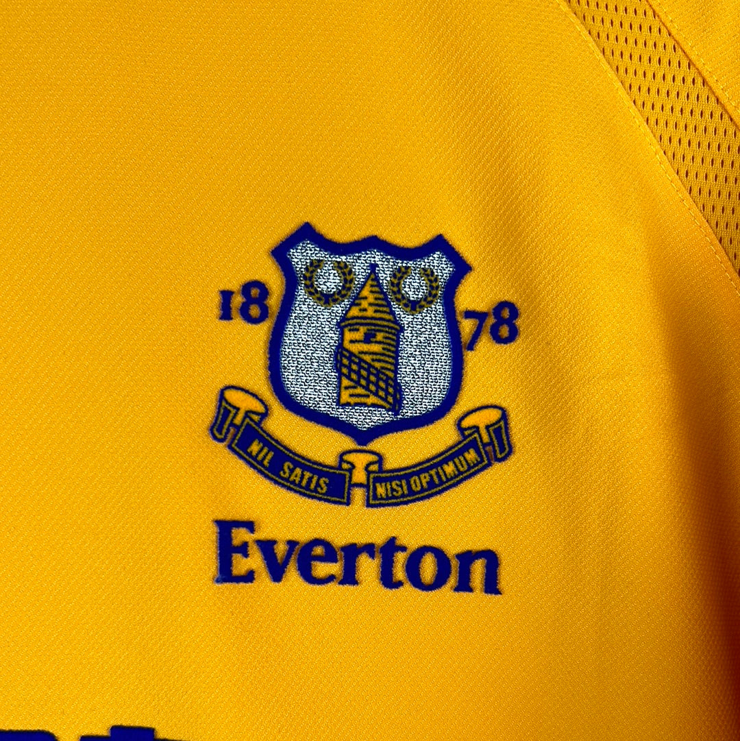 Everton 2003-2004 Player Issue Away Shirt - Rooney 18