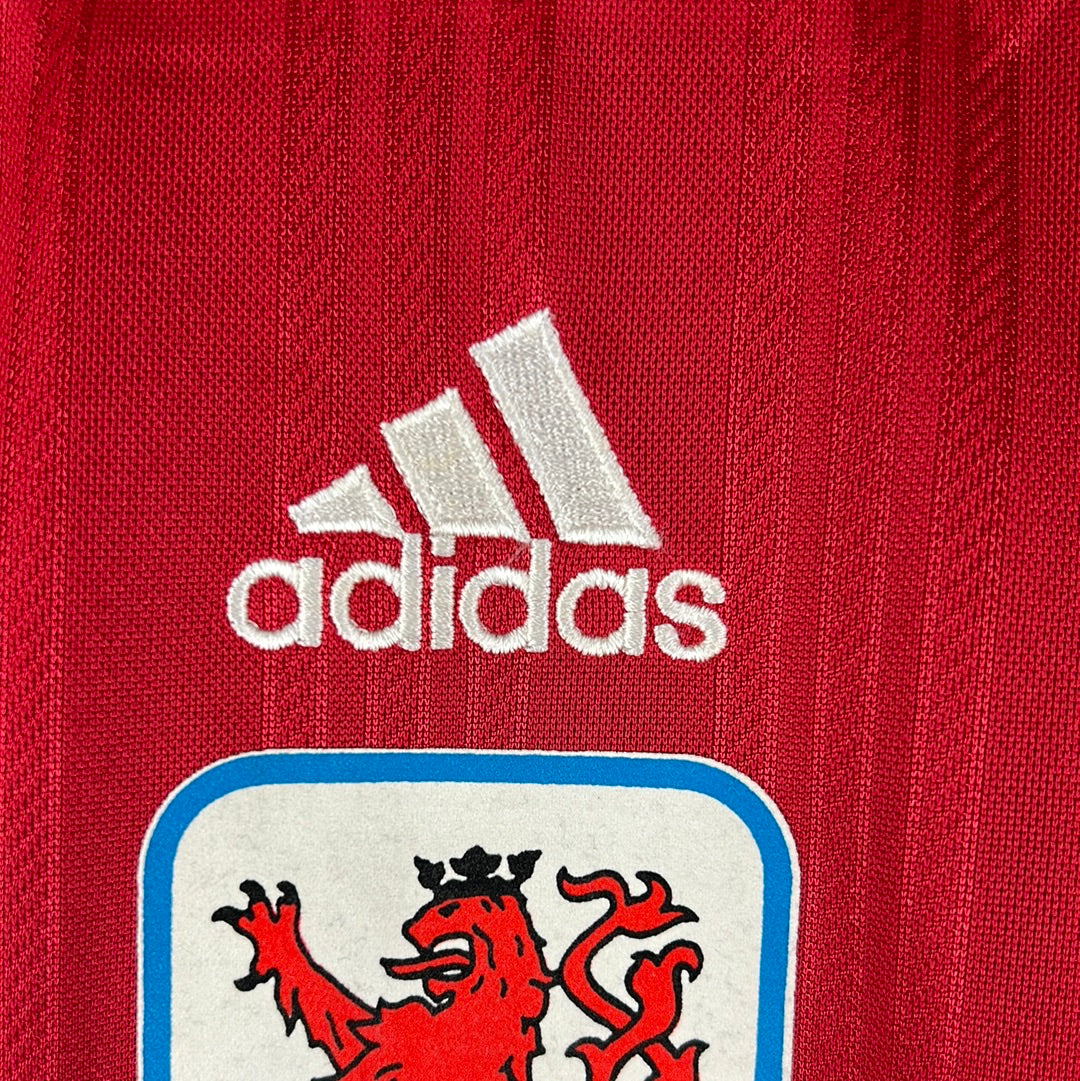 Luxembourg 1998 Match Worn Shirt v Belgium