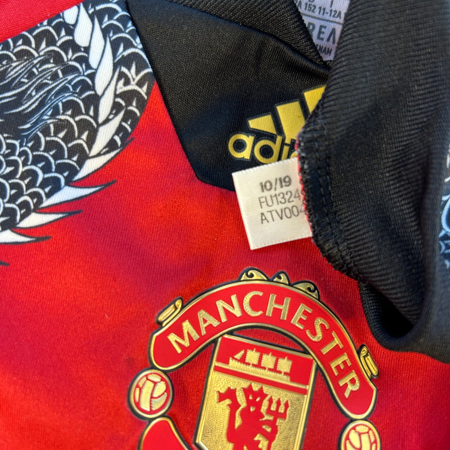 Manchester United 2020 Chinese New Year Shirt - Youth - Adidas FU1324