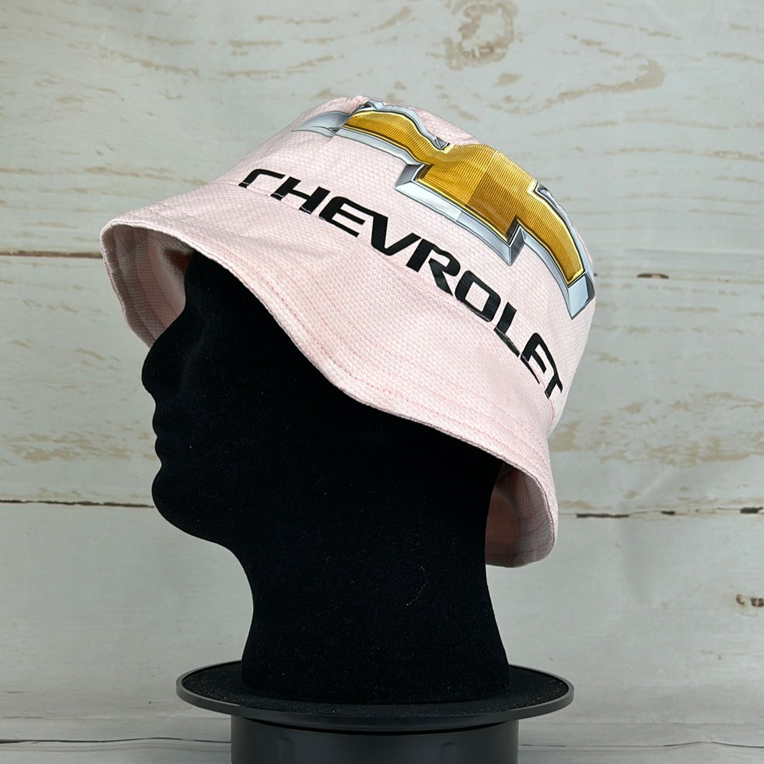 Manchester United 18/19 Upcycled Pink Away Shirt Bucket Hat