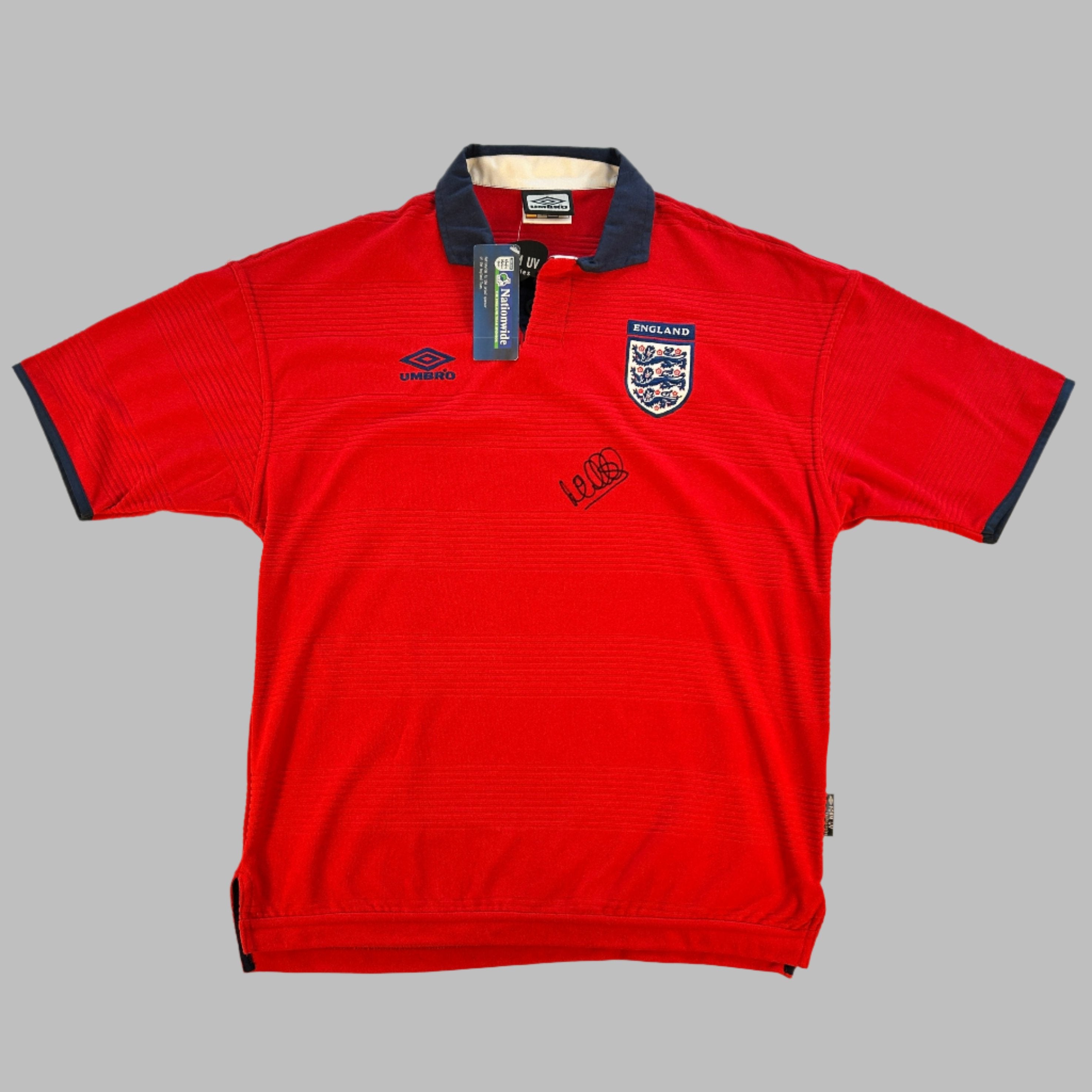 England 2000 Home Shirt Vintage Umbro England Shirt Casual Football england-2000-home-shirt-vintage-umbro-england-shirt-casual-football