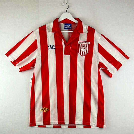 Olympiacos 1992-1993 Home Shirt - Large