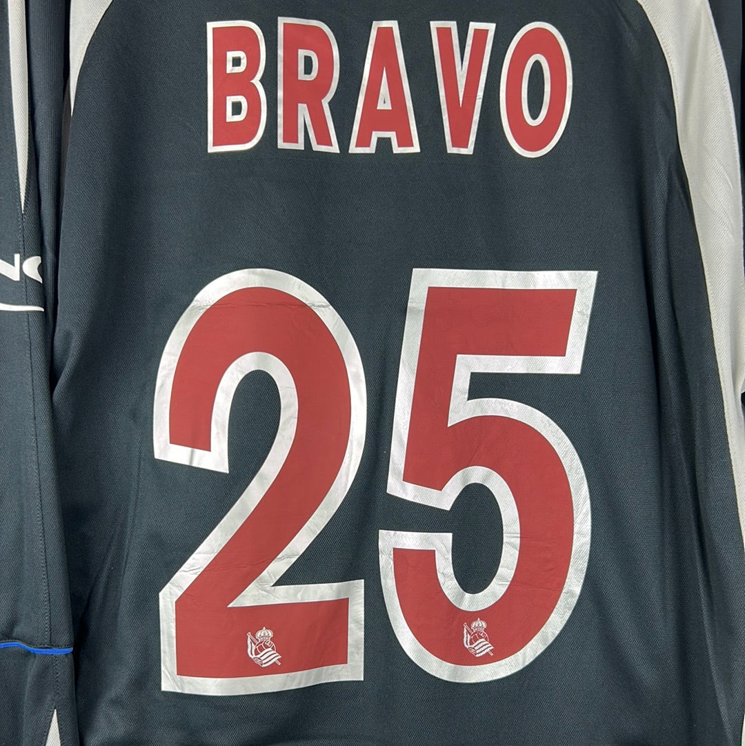 Real Sociedad 2006/2007 Player Issue Goalkeeper Shirt - Bravo 25