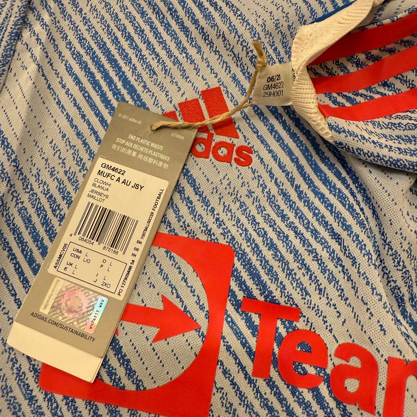 Manchester United 2021/2022 HEAT.RDY Away Shirt - Authetic Heat.Rdy - BNWT