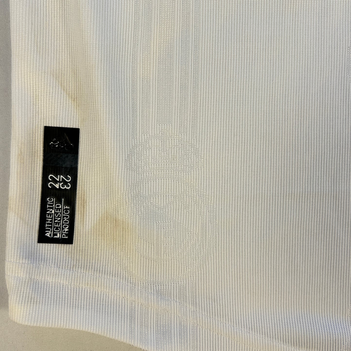 Real Madrid 2022/2023 Match Worn Home Shirt - Camavinga - Photo Matched