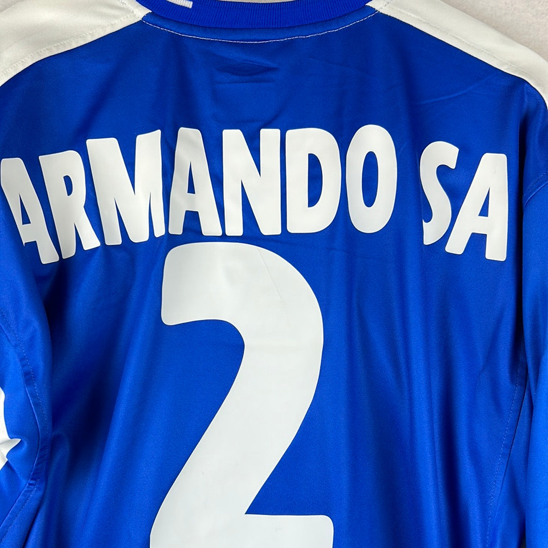 Espanyol 2005-2006 Match Worn L/S Home Shirt - Large - Armando Sa 2