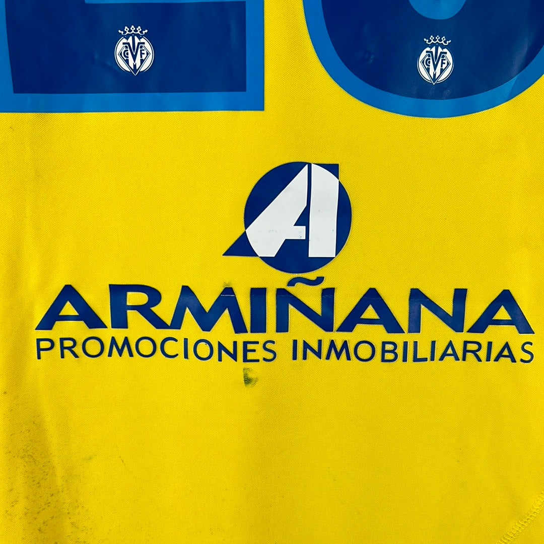 Villarreal 2005/2006 Match Worn Home Shirt - Jose Mari 23