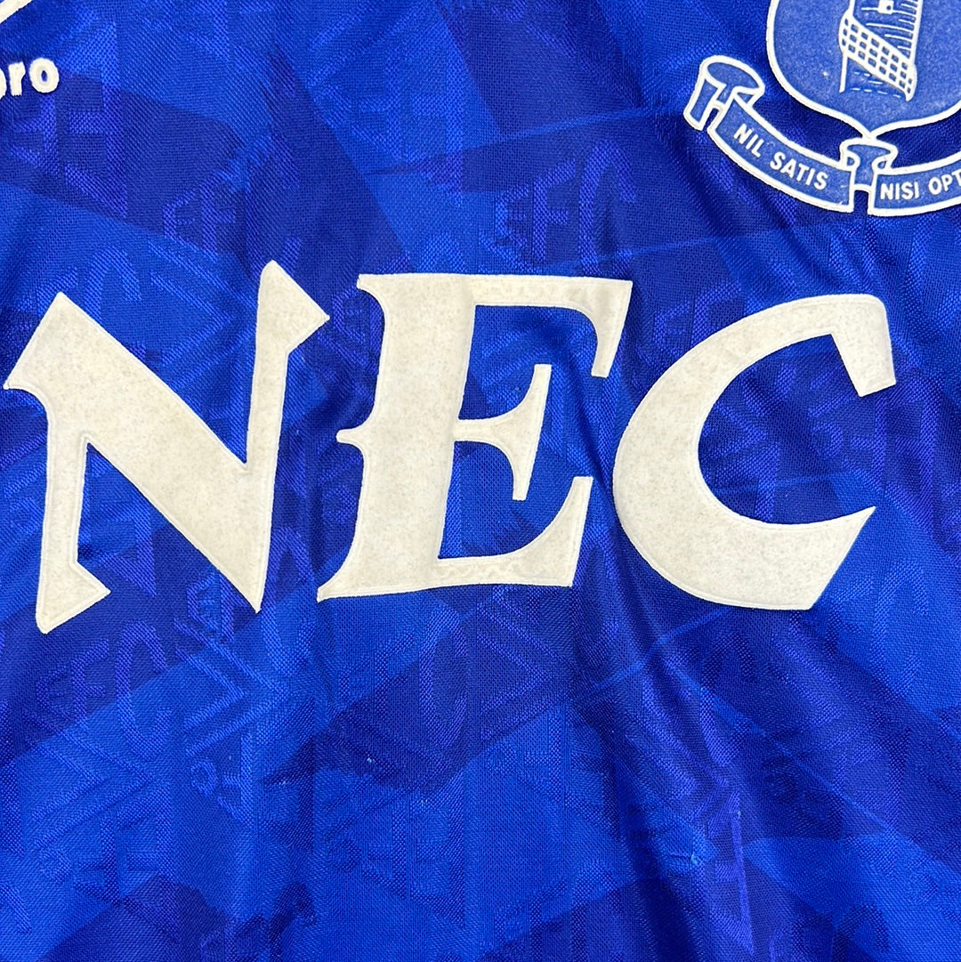 Everton 1991-1992-1993 Home Shirt - Large