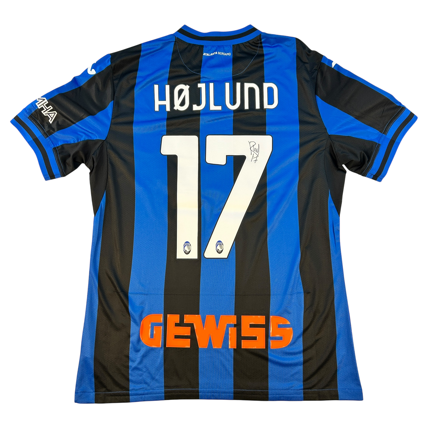 Atalanta 2022/2023 Home Shirt - Hojlund Signed