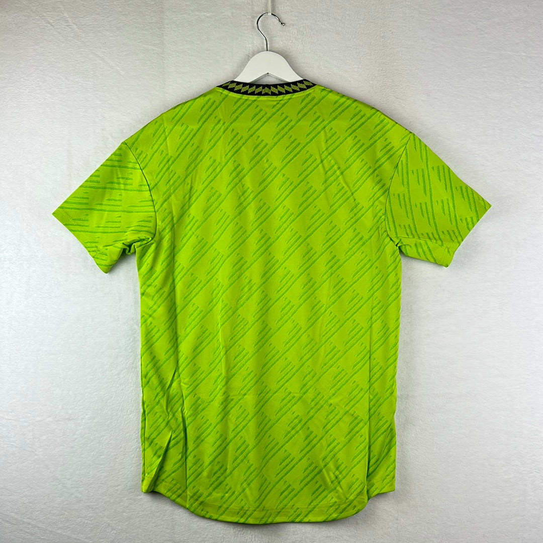 Manchester United 2022/2023 Player Issue Third Shirt - Size 7 (Large)