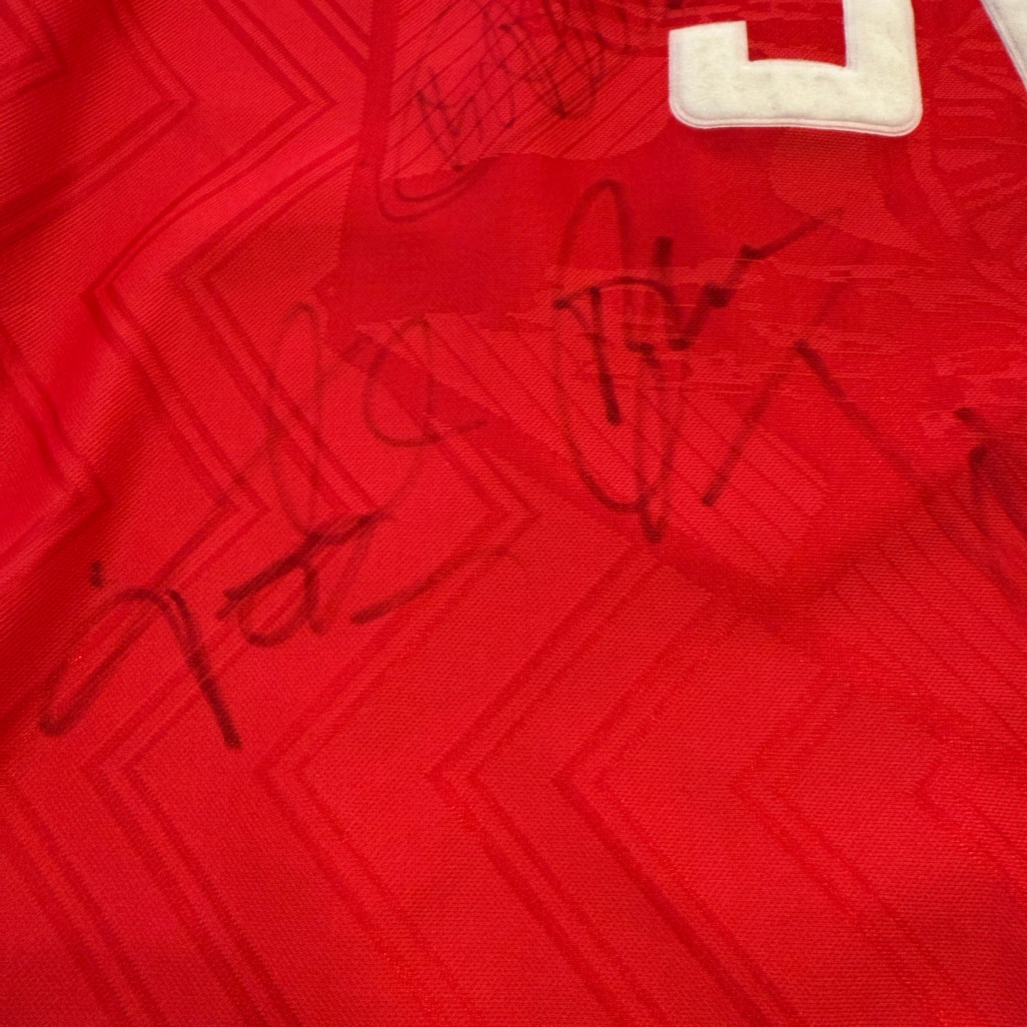 Arsenal 1994/1995 Home Shirt - Long Sleeve - Squad Signed