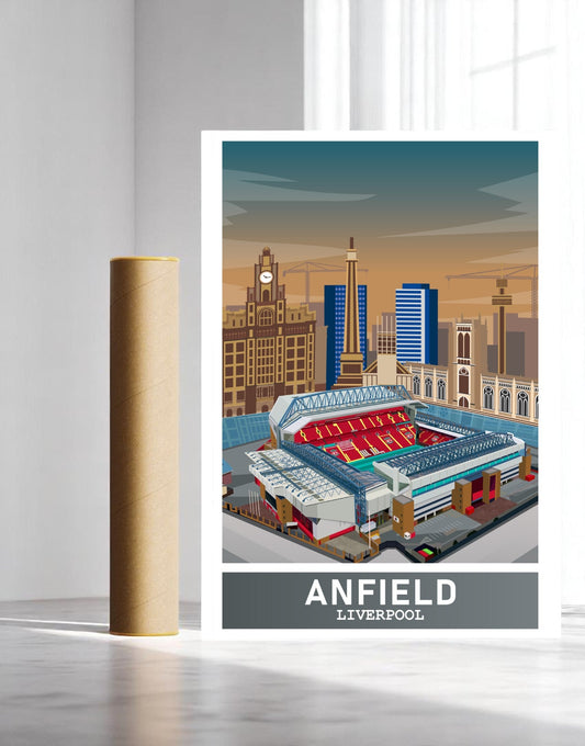 Anfield x Liverpool A3 Print