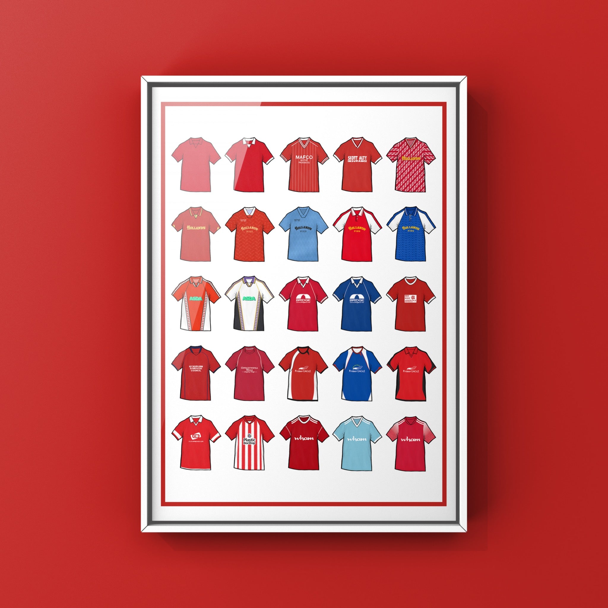 Accrington Retro Shirts Football Print Casual Football Shirts accrington-retro-shirts-football-print-casual-football-shirts