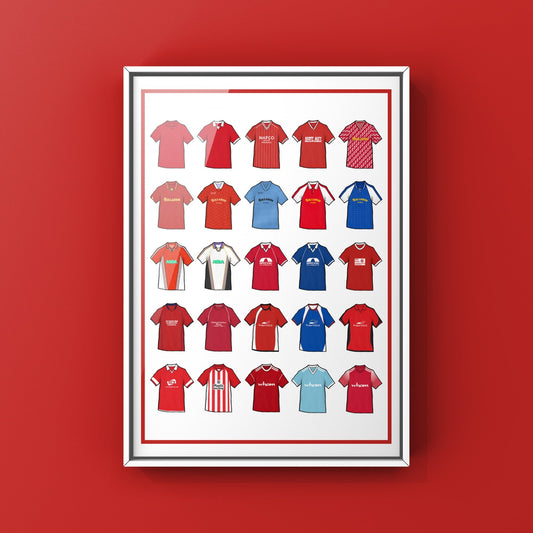 Accrington Retro Shirts Football Print