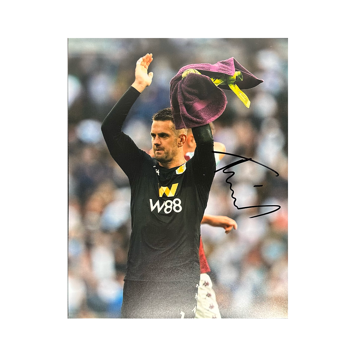 Tom Heaton Signed Aston Villa 10x8