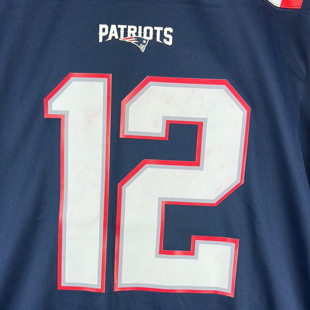 New England Patriots NFL Jersey - Tom Brady 12 - Authentic