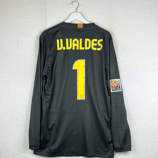 Barcelona 2009/2010 Player Issue Third Goalkeeper Shirt - Valdes 1 - WCC Dubai