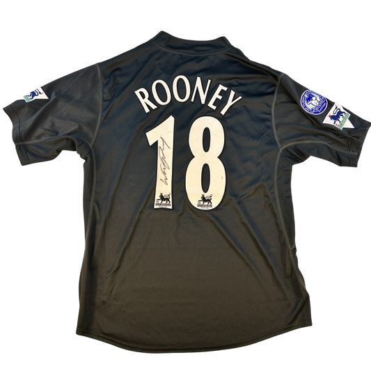 Everton 2002-2003 Player Issue Third Shirt - Rooney 18
