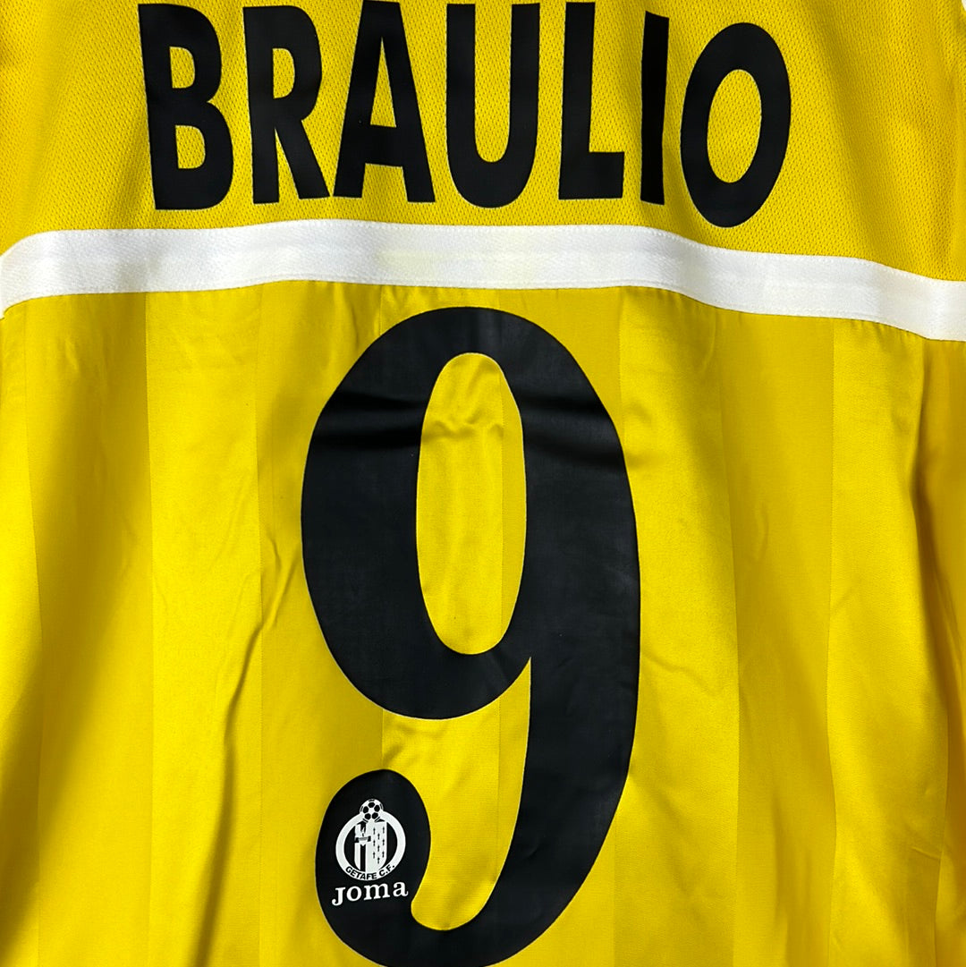 Getafe 2007/2008 Player Issue Third Shirt - Braulio 9