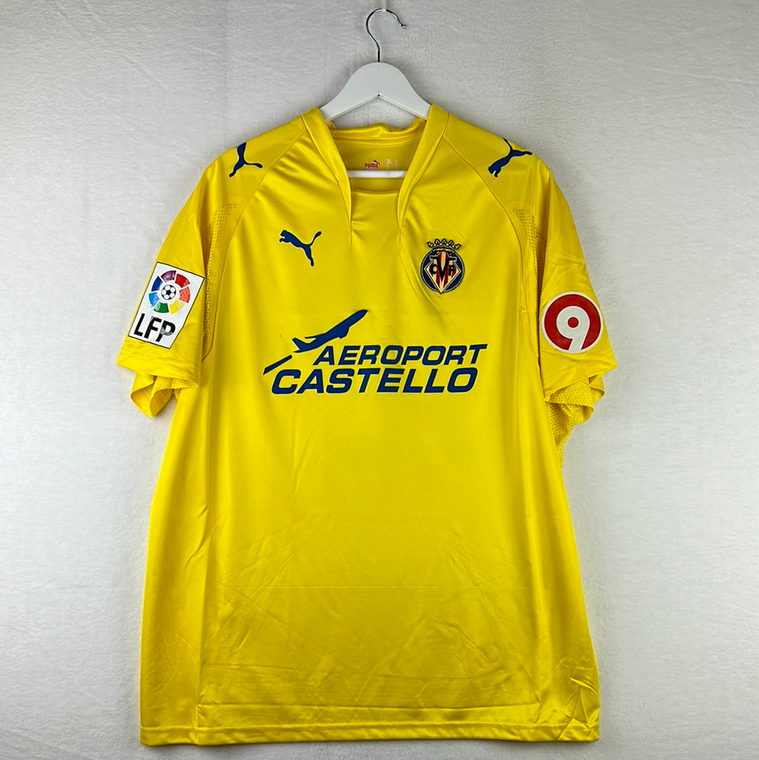Villarreal 2007/2008 Player IssueHome Shirt - Cygan 12