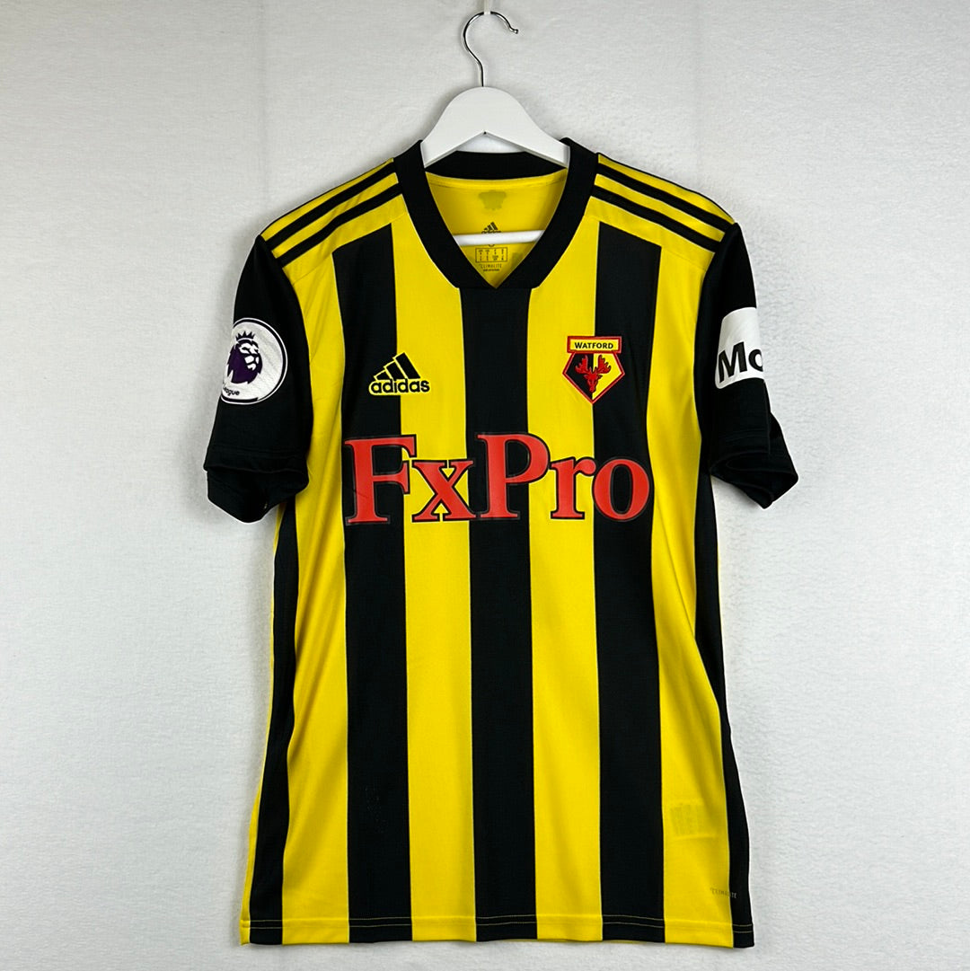 Watford 2018/2019 Match Issued Home Shirt - Front