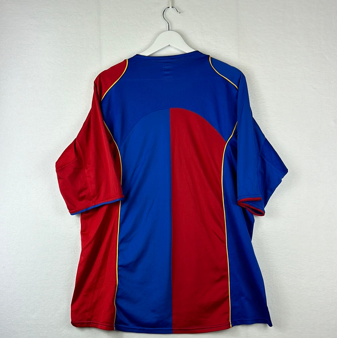 FC Basel 2004/2006 Home Shirt - 2XL - Nike T90