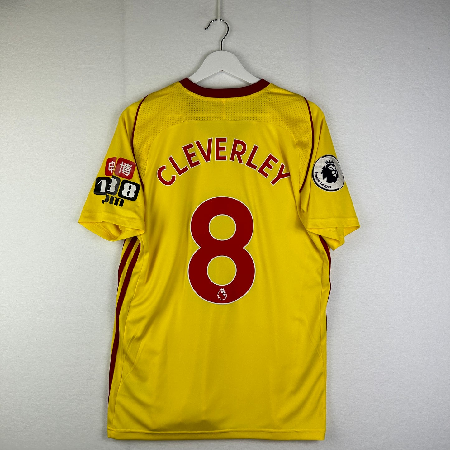 Watford 2017/2018 Match Issued Home Shirt