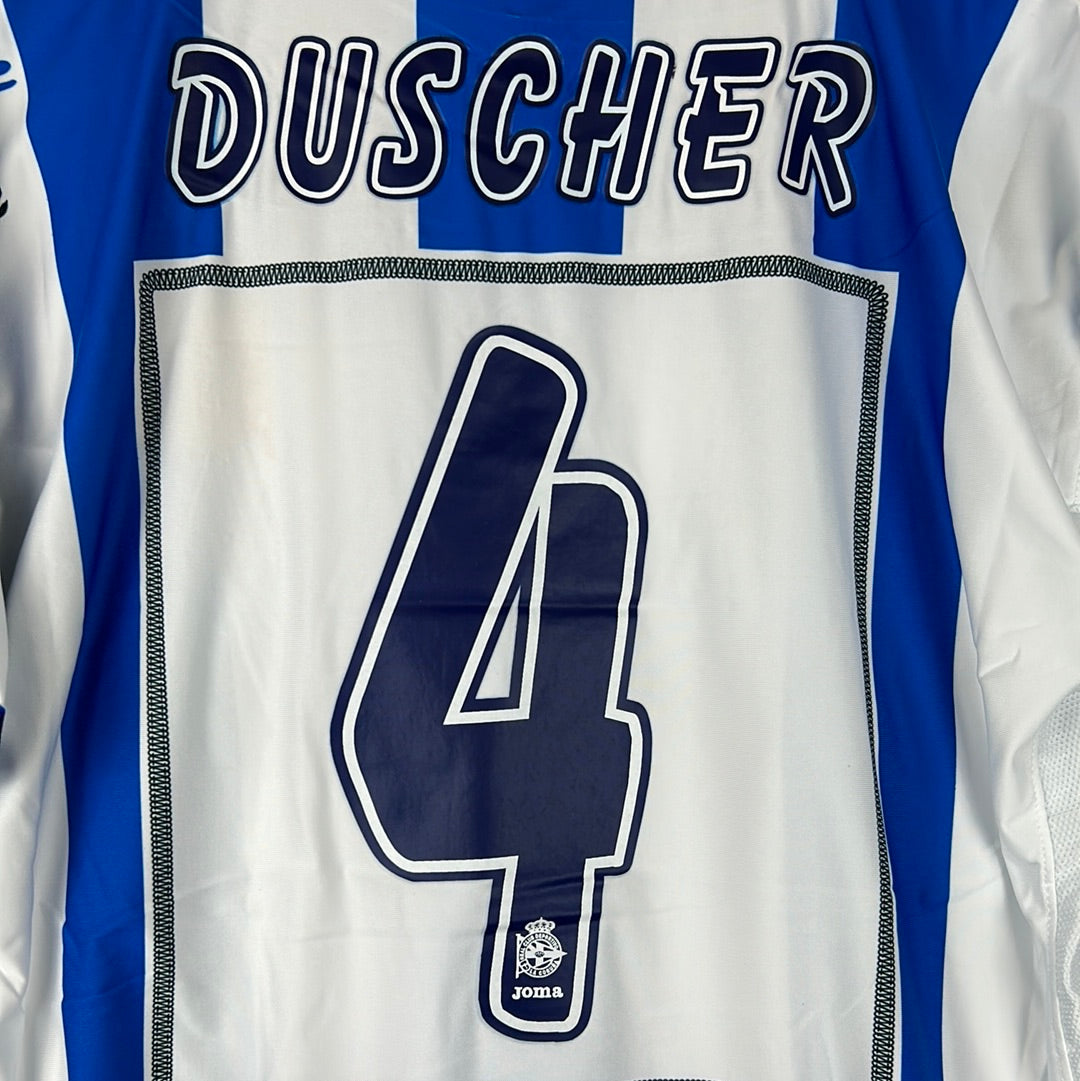 Deportivo La Coruna 2006/2007 Player Issue Home Shirt - Duscher 4